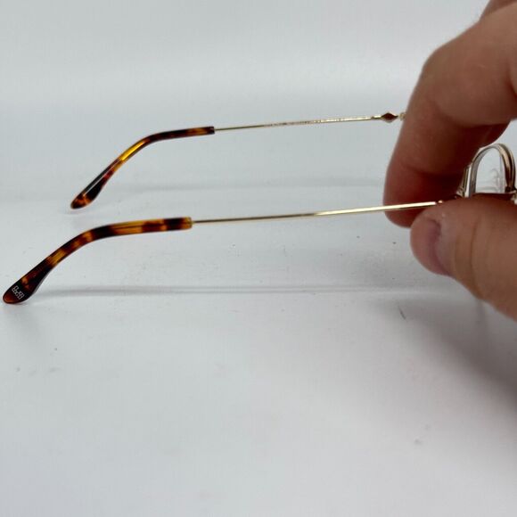 BCBG Maxazria Cat Eye Eyeglasses Frames 54 16 135 Arla Gold Tortoise H16854 - Picture 4 of 7